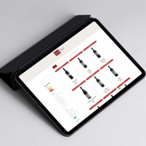 Oenoteca Ipad - réalisation BE INFLUENT