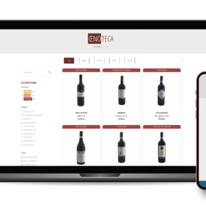 Oenoteca Mac Iphone - réalisation be influent