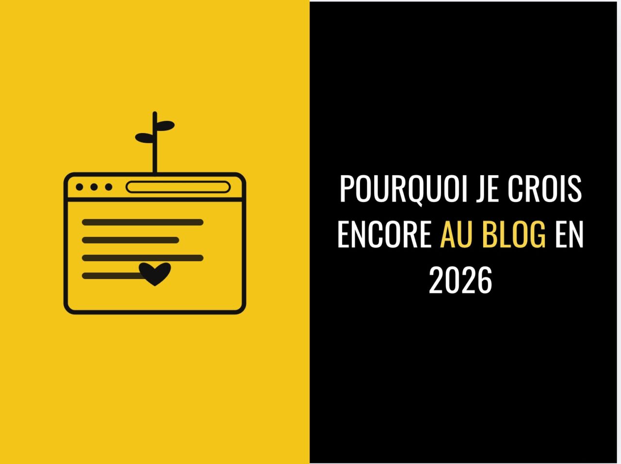 Pourquoi je crois encore au blog en 2026